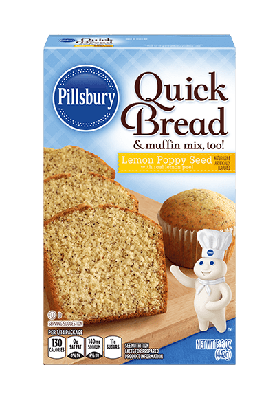 Lemon Poppy Seed Quick Bread & Muffin Mix