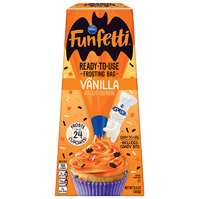 Funfetti® Halloween Vanilla Flavored Ready-to-Use Frosting Bag