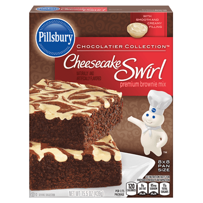 Pillsbury™ Chocolatier Collection™ Cheesecake Swirl Brownie Mix