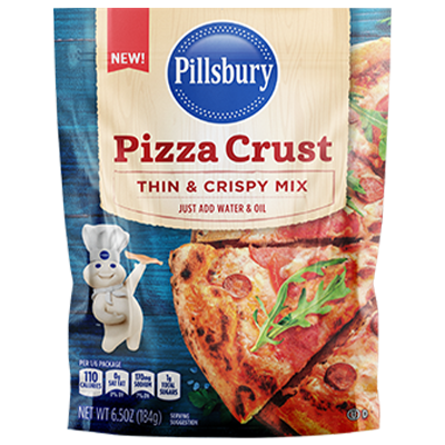 Pizza Crust Thin and Crispy Mix