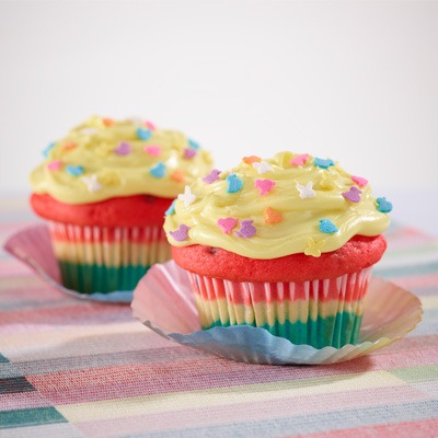 Funfetti® Color Me Spring Cupcakes