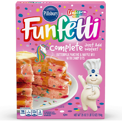 Unicorn Funfetti® Complete Pancake & Waffle Mix