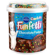 Pillsbury™ Confetti Funfetti® Chocolate Fudge Frosting thumbnail