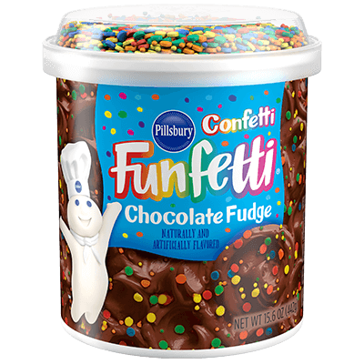 Pillsbury™ Confetti Funfetti® Chocolate Fudge Frosting