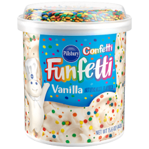 Pillsbury™ Confetti Funfetti® Vanilla Flavored Frosting thumbnail