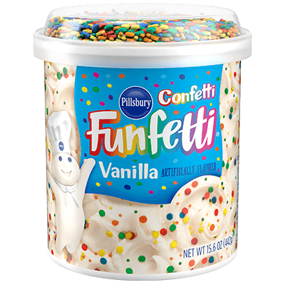 Pillsbury™ Confetti Funfetti® Vanilla Flavored Frosting