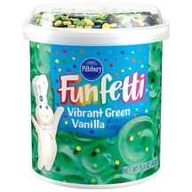 <strong>Funfetti<sup>®</sup></strong> Vibrant Green Vanilla Frosting thumbnail