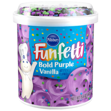 Pillsbury™ Funfetti® Bold Purple Vanilla Frosting thumbnail