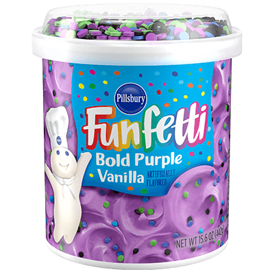 <strong>Funfetti<sup>®</sup></strong> Bold Purple Vanilla Frosting