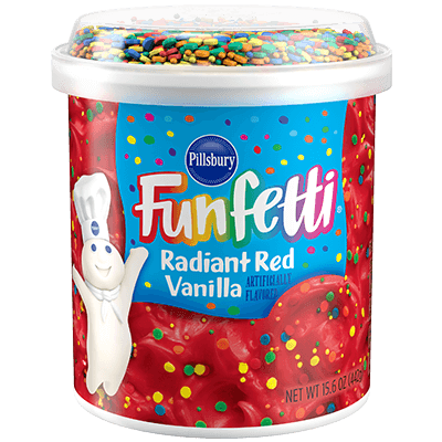 Funfetti® Radiant Red Vanilla Frosting