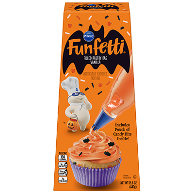 Funfetti® Halloween Vanilla Frosting Filled Pastry Bag