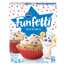Funfetti® Stars & Stripes® Cake Mix with Candy Bits thumbnail