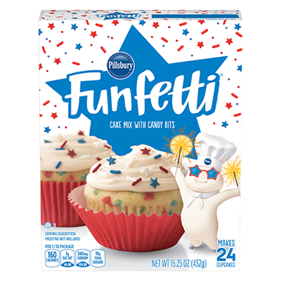 Funfetti® Stars & Stripes® Cake Mix with Candy Bits