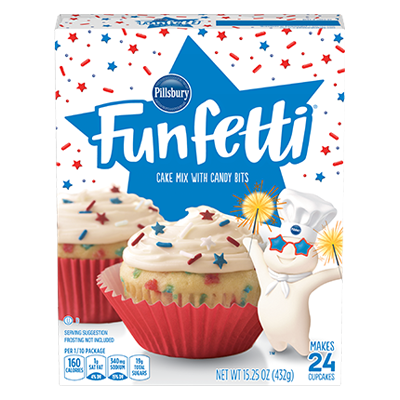 Funfetti® Stars & Stripes® Cake Mix with Candy Bits