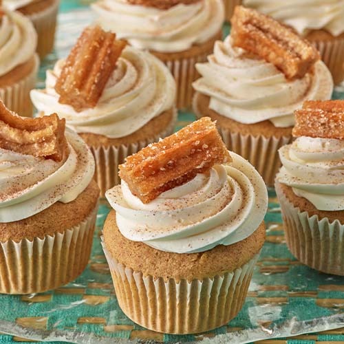 Churro Cupcakes