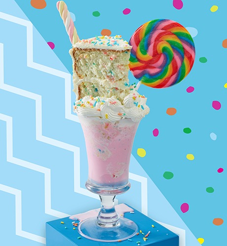 Strawberry Funfetti® Cake Shake