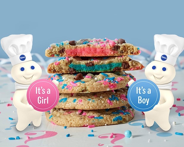 Gender Reveal Cookies