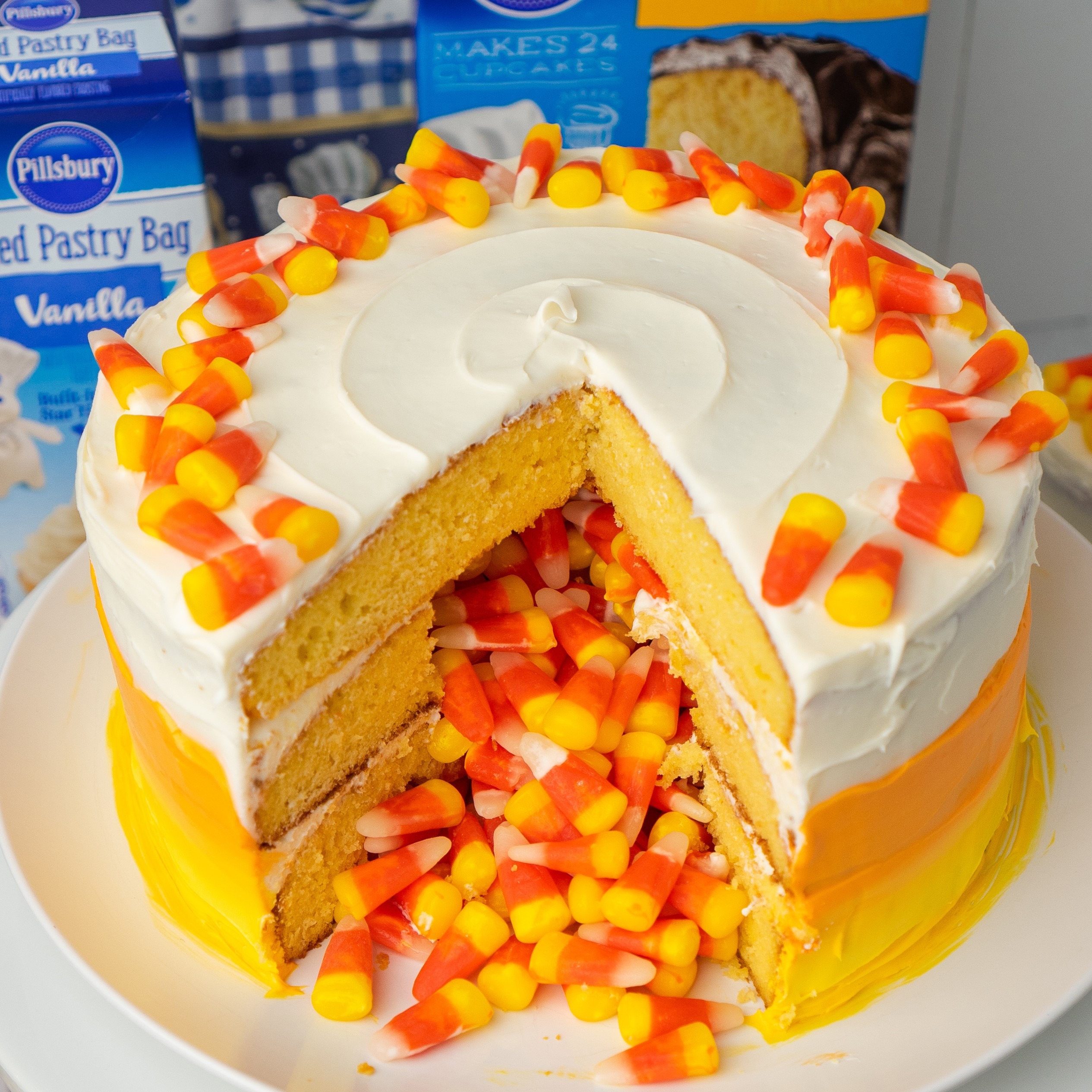 Candy Corn Cake