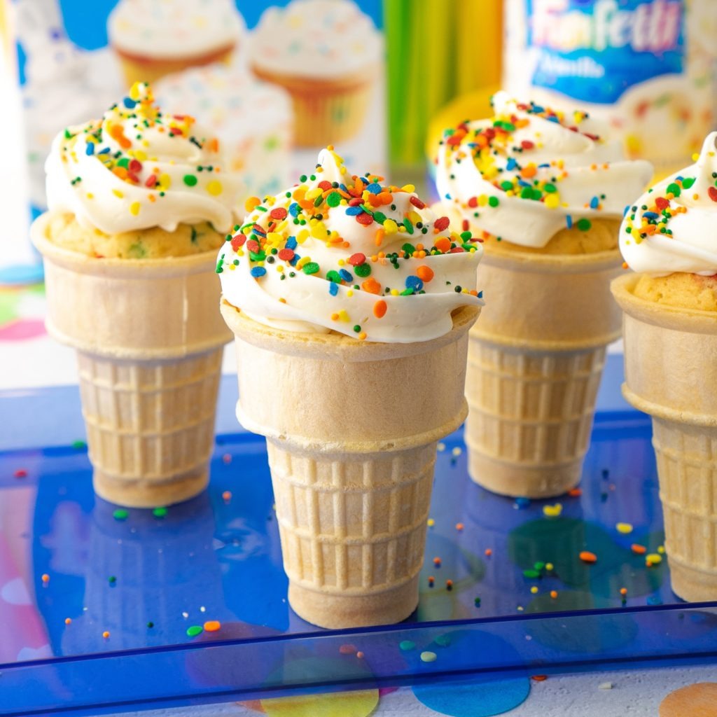 Funfetti® Cupcake Cones Pillsbury Baking