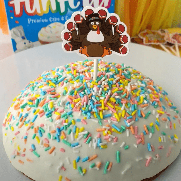Funfetti Sprinkle Tsunami Cake