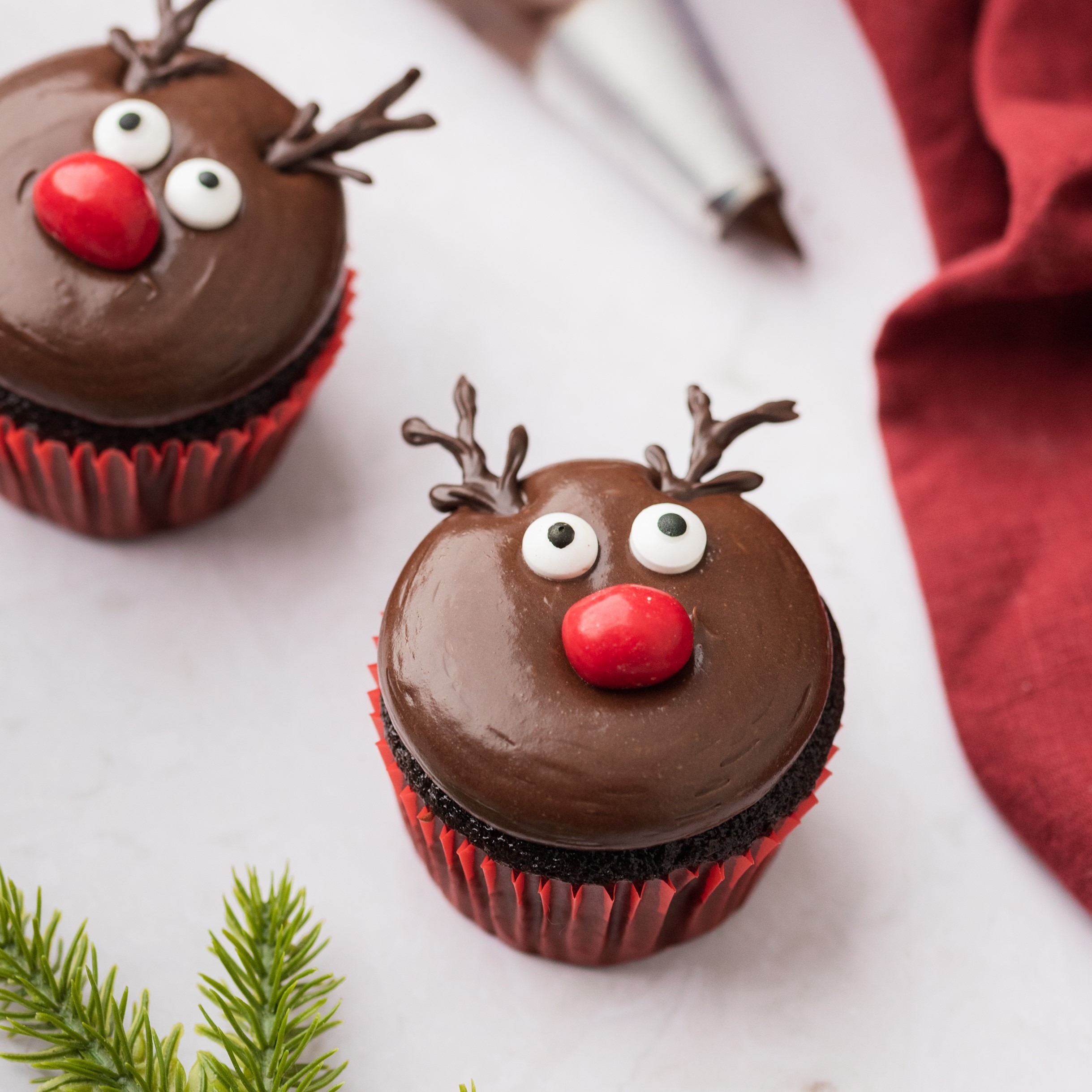 Reindeer Cupcakes