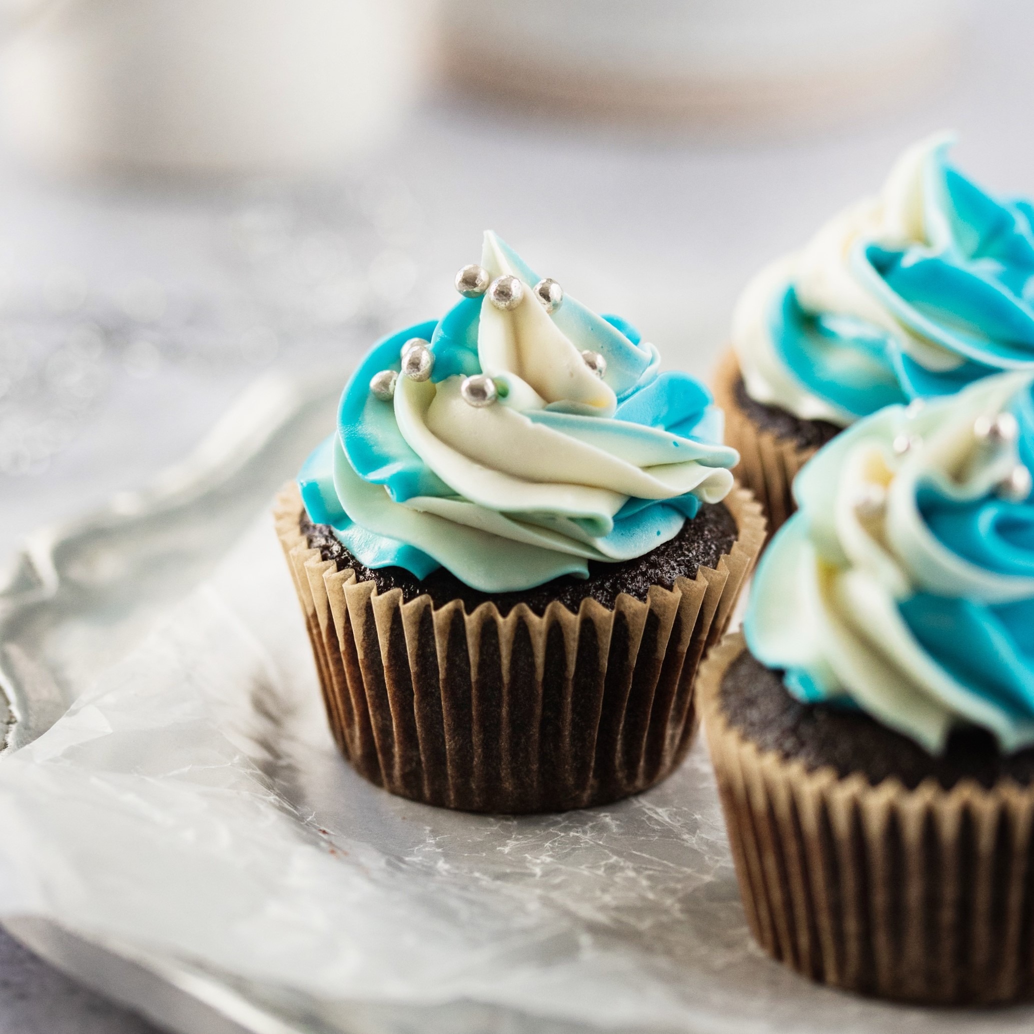 Hanukkah Swirl Cupcakes Recipe