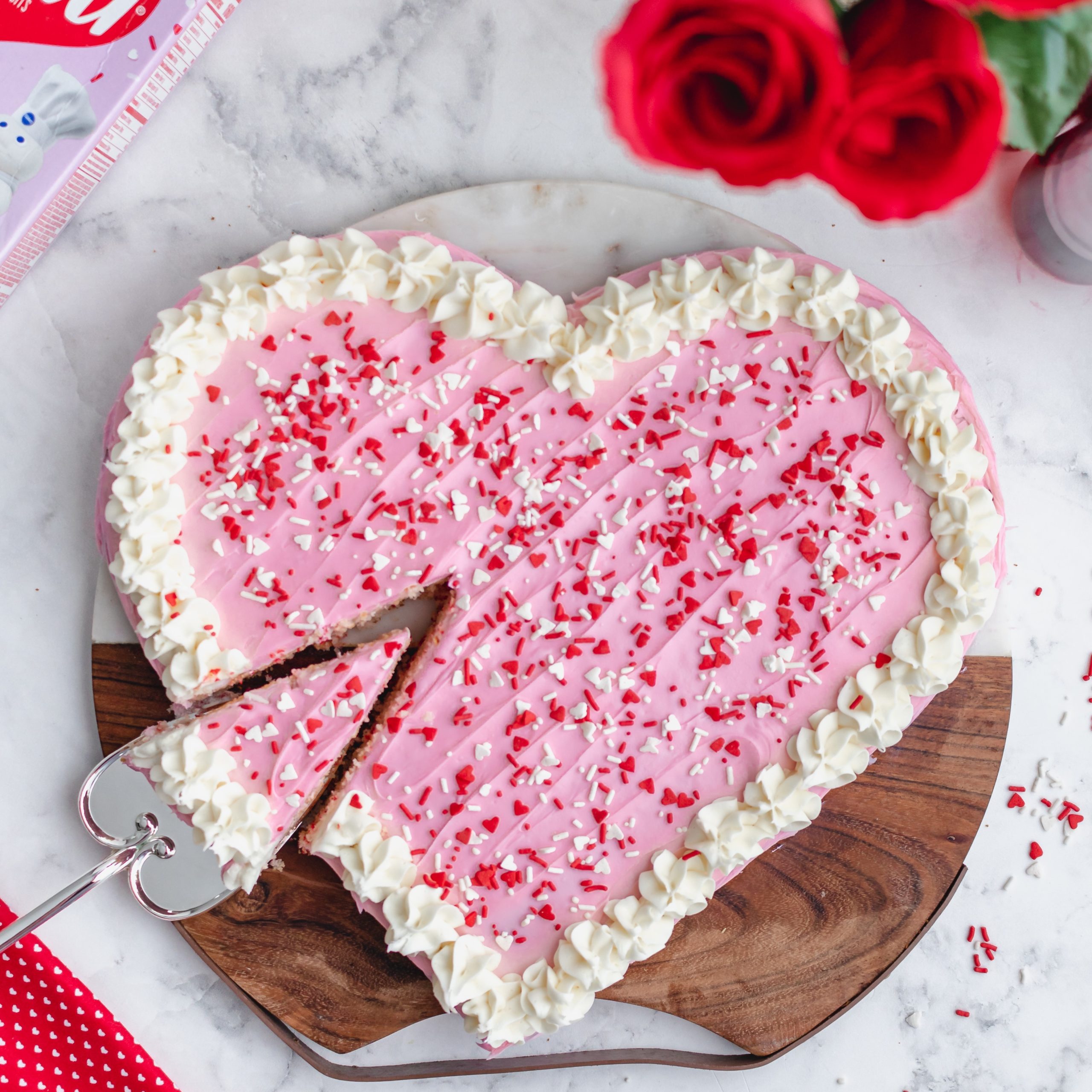 Valentine's Day Cookie Cake - Delightful Dishes-mncb.edu.vn