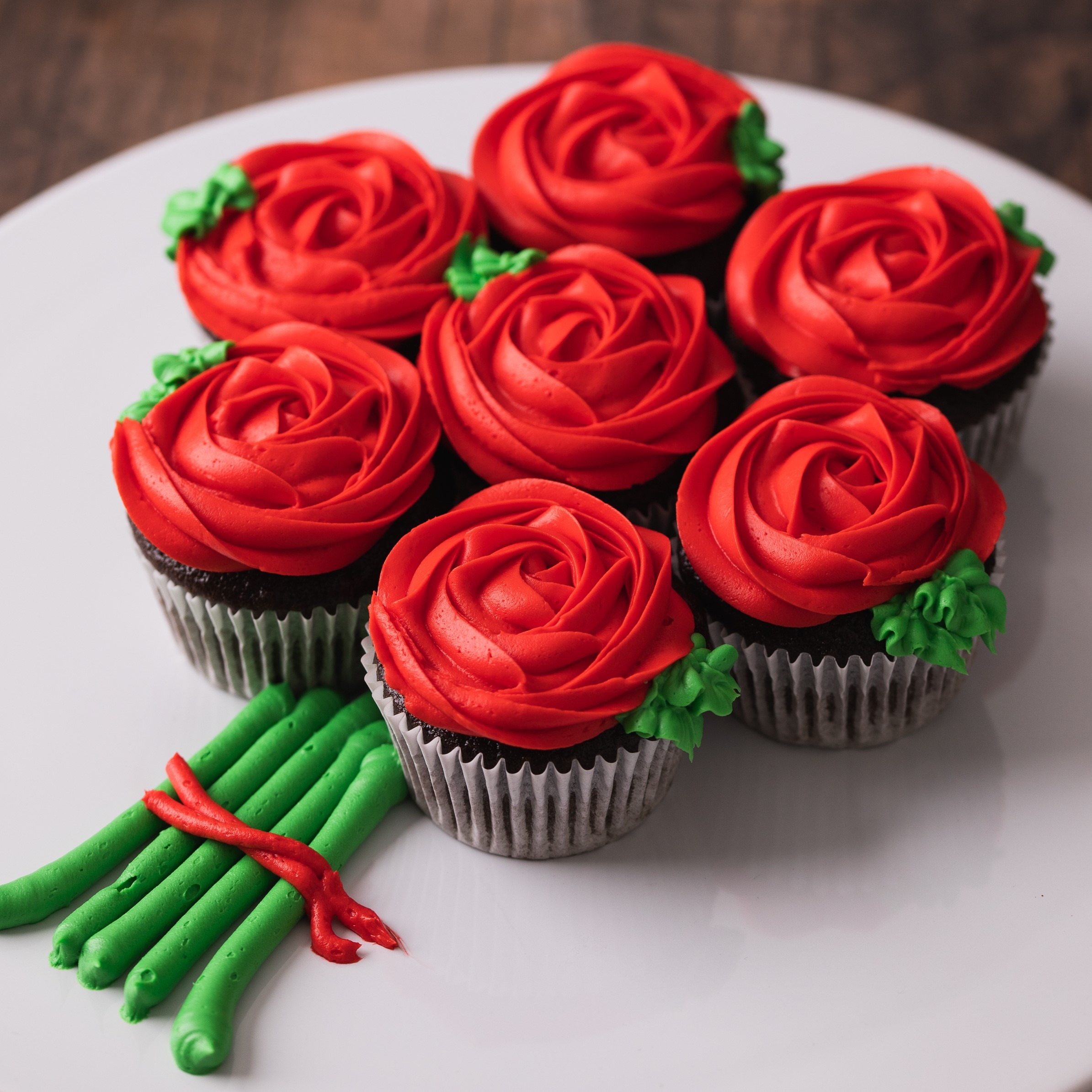 Rose Bouquet Cupcakes