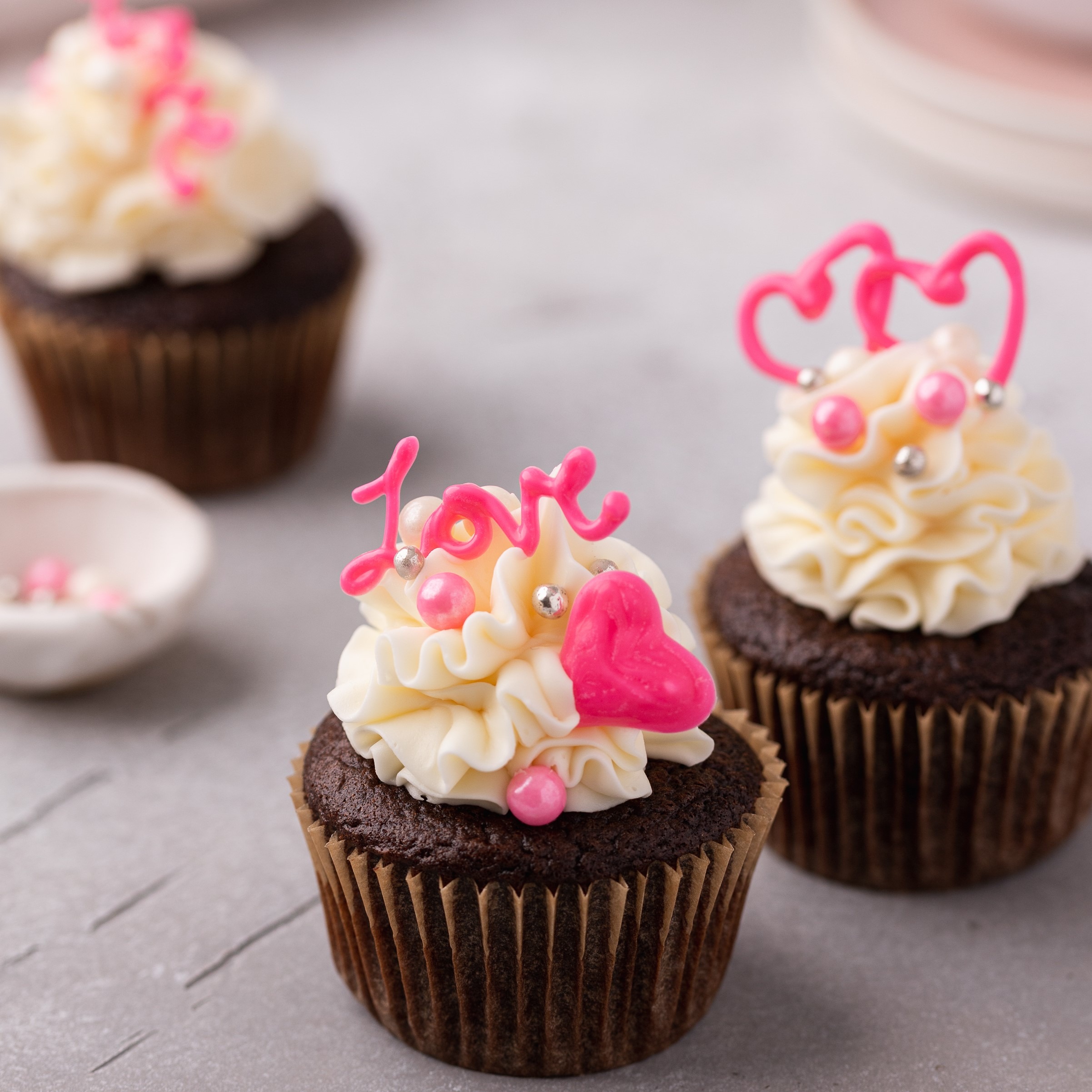 Chocolate Love Cupcakes