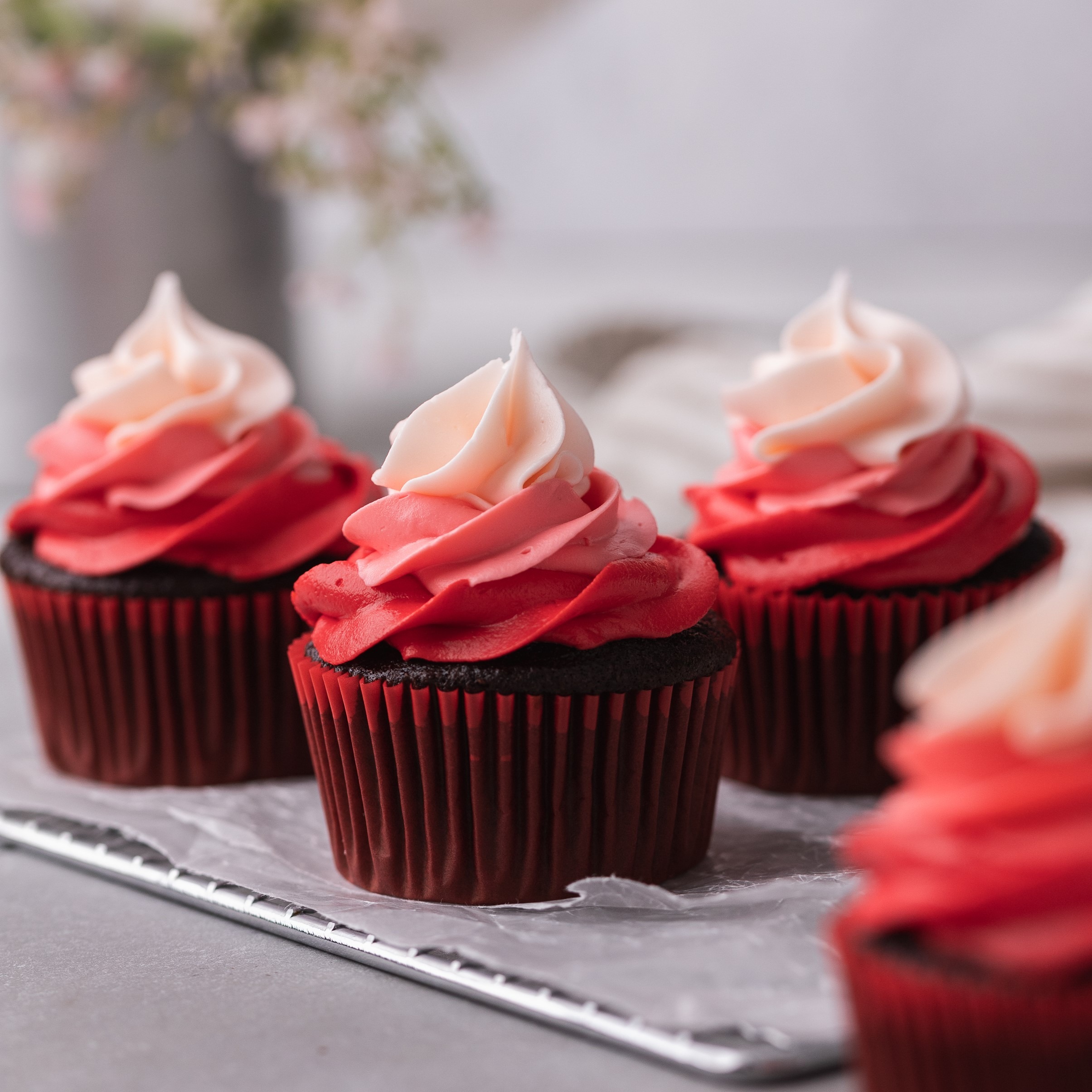 Valentine's Swirl Cupcakes