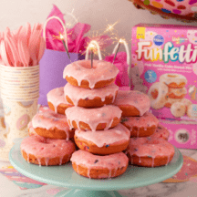 Funfetti® Donut Birthday Cake