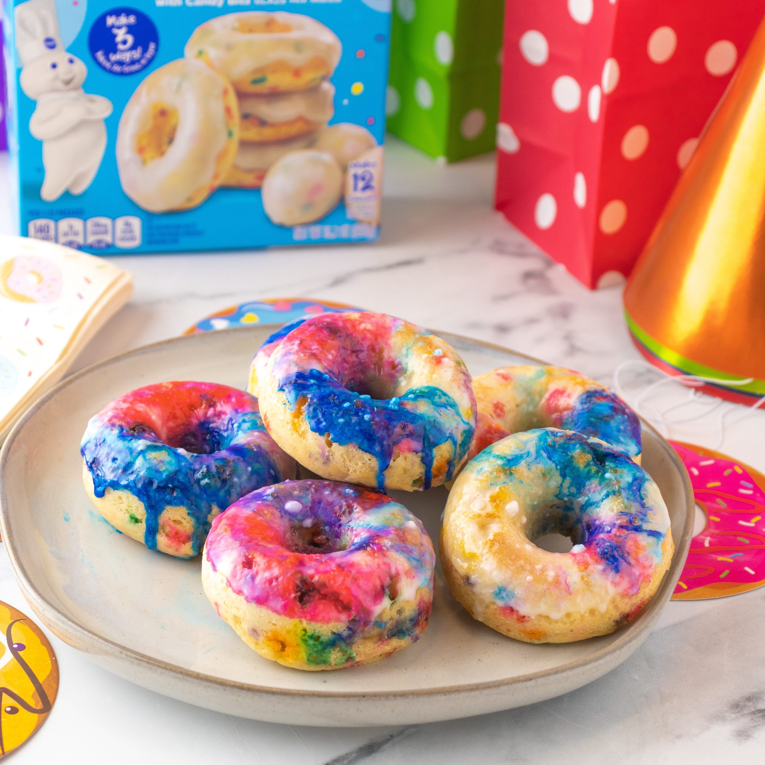 Tie-Dye Funfetti® Donuts