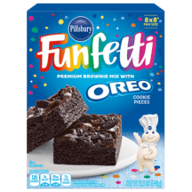 Funfetti® Premium Brownie Mix with OREO® Cookie Pieces thumbnail