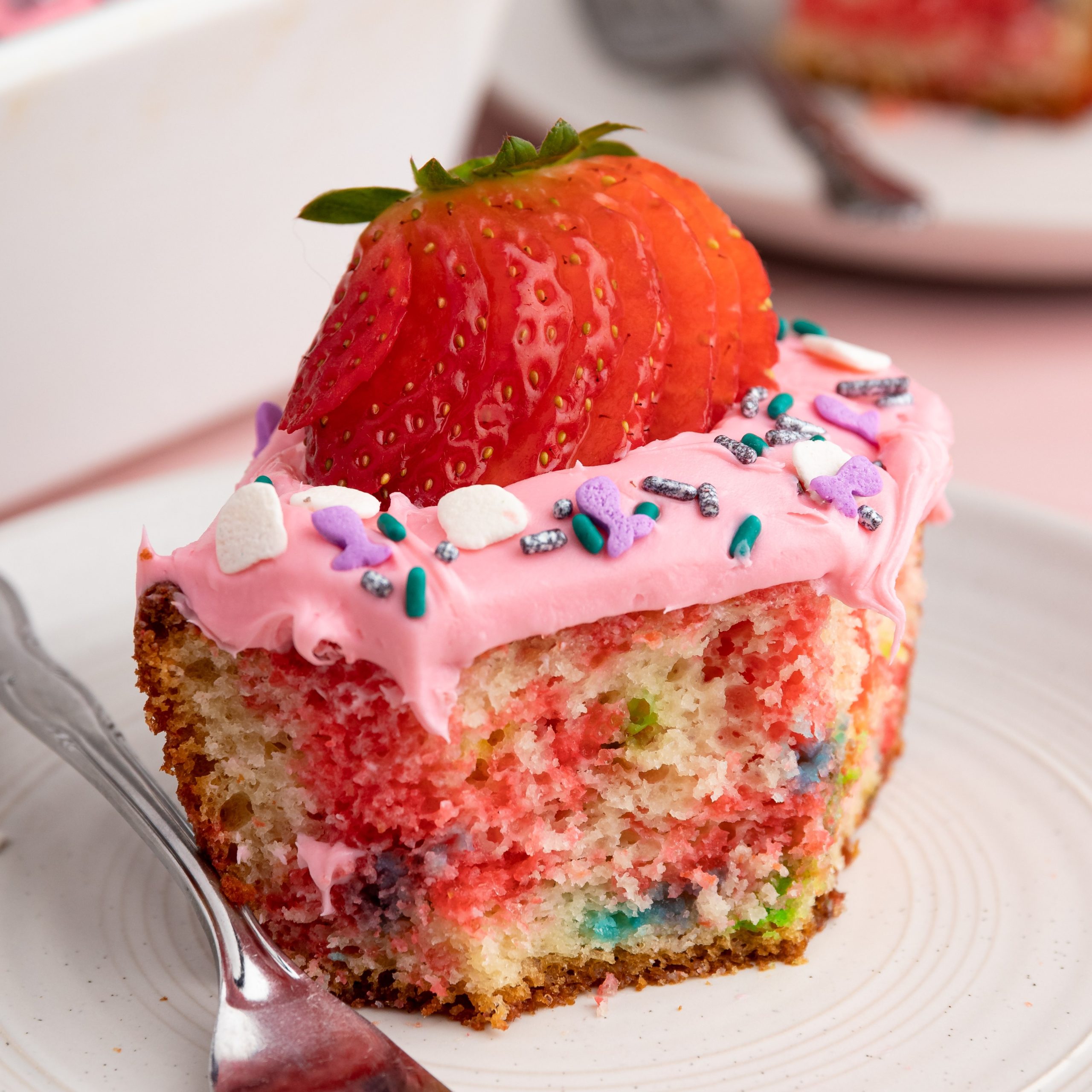 Strawberry Poke Cake