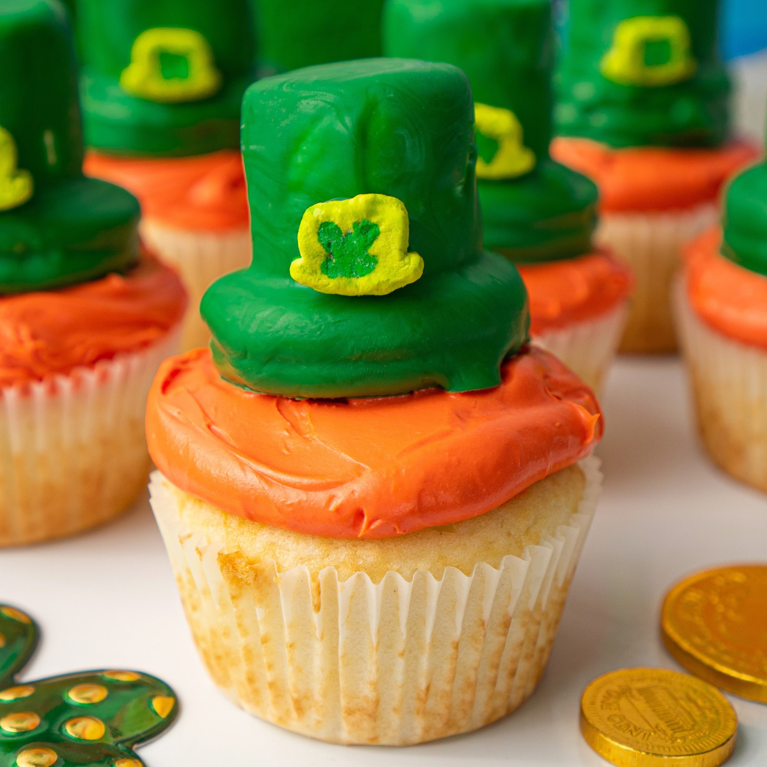 Leprechaun Hat Cupcakes