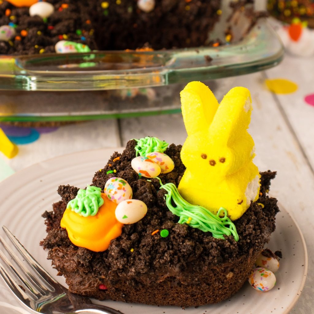 Easter Bunny Garden Cake