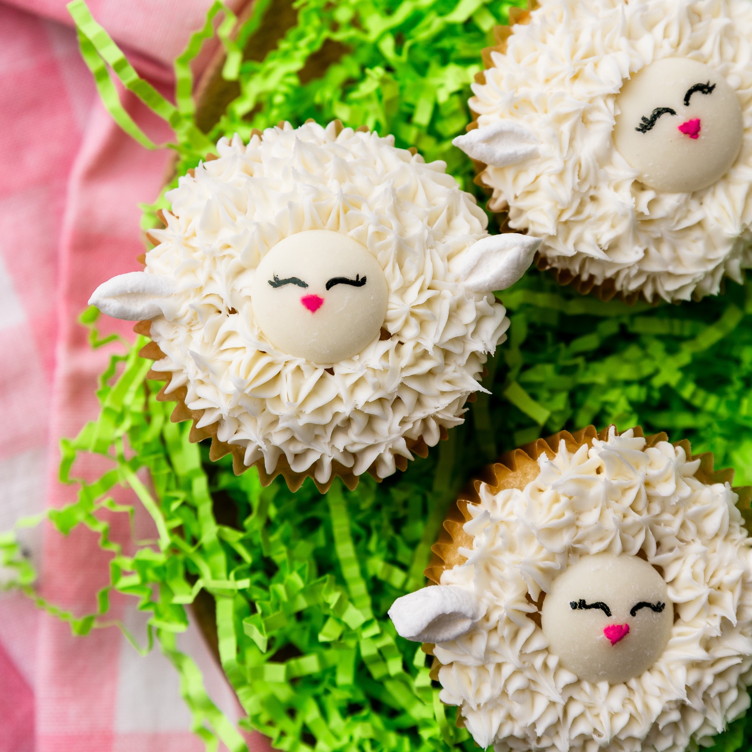 Frosted Lamb Cupcakes Recipe