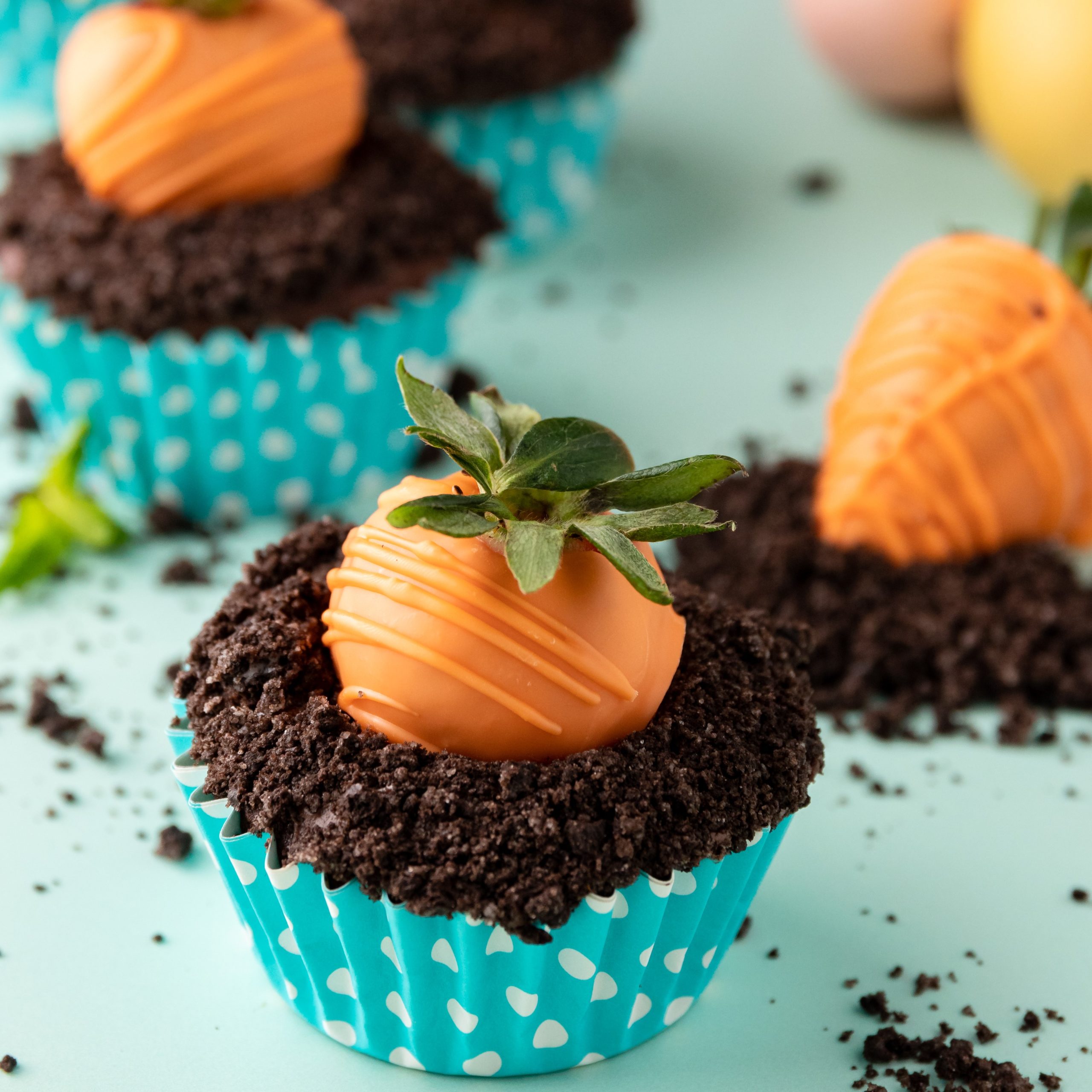 Carrot Cupcakes Made with Strawberries Recipe