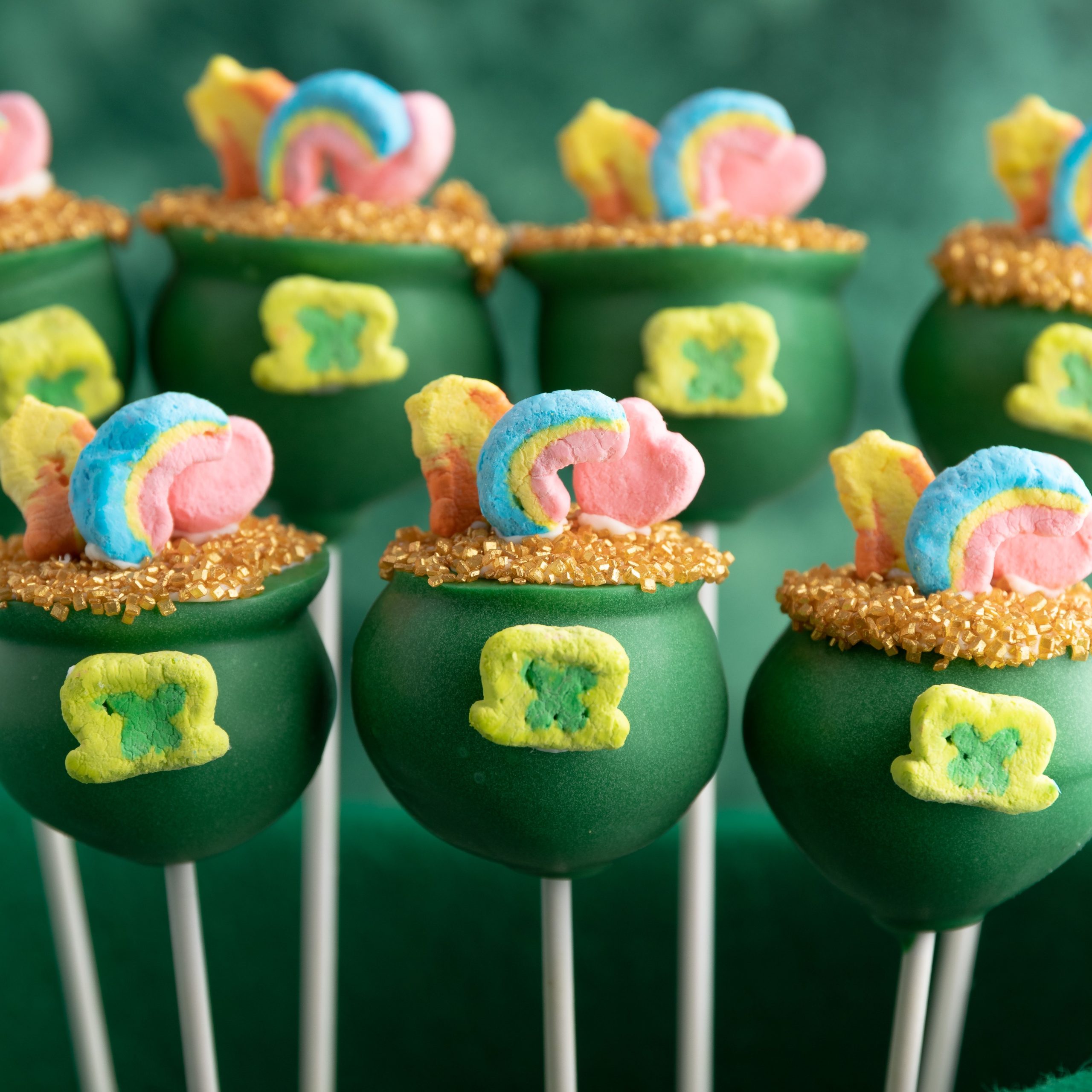 Pot of Gold Cake Pops