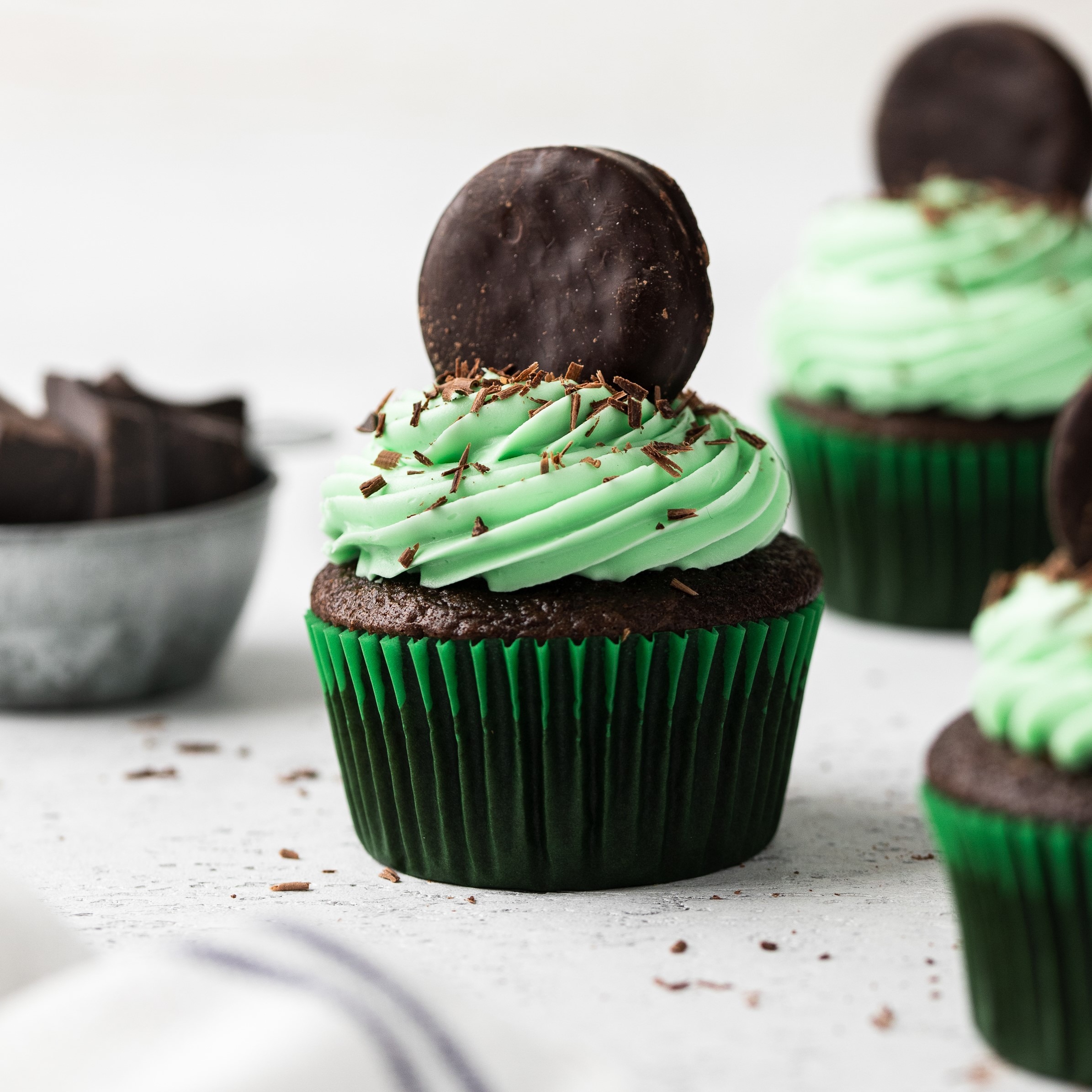 Mint Chocolate Cupcakes