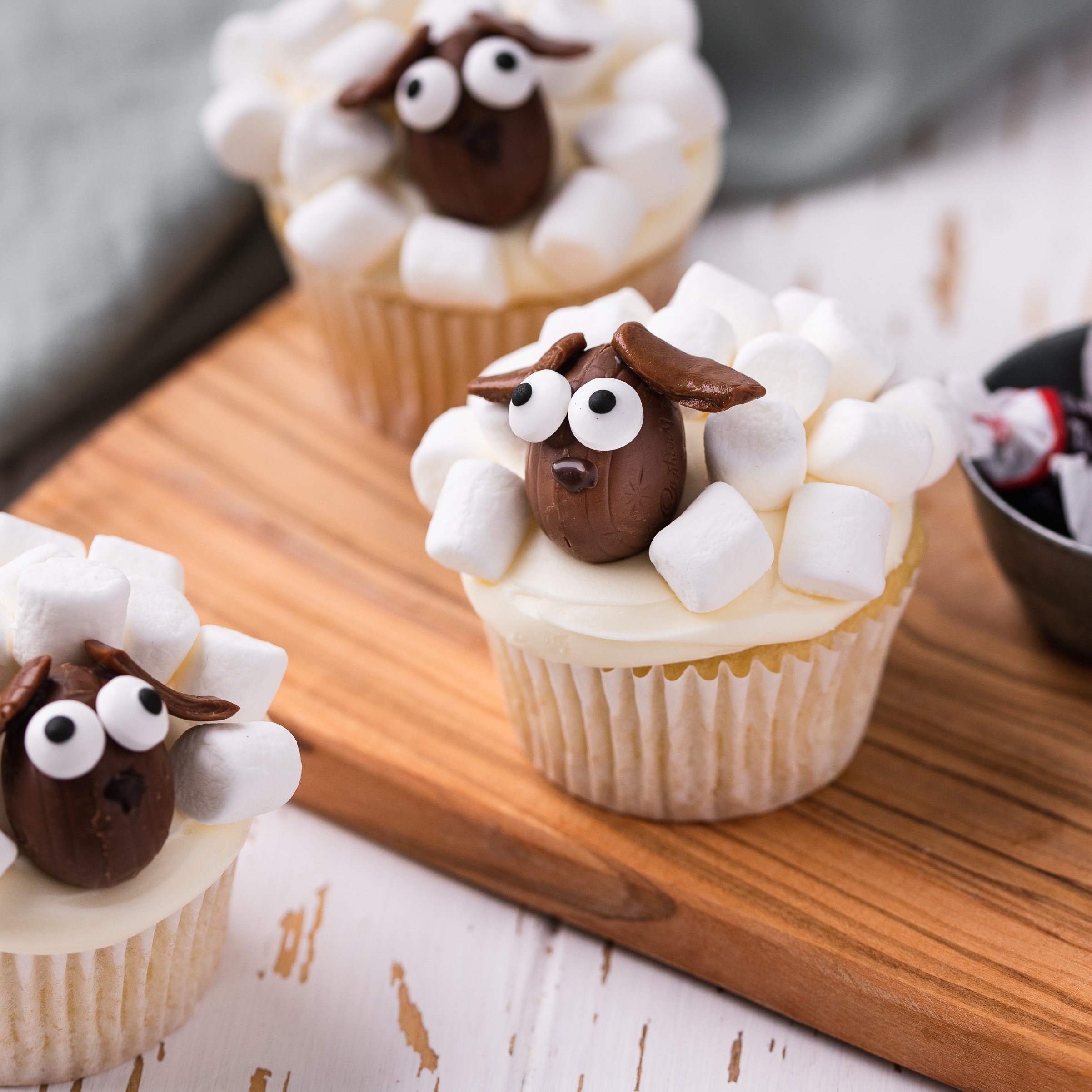 Marshmallow Sheep Cupcakes Recipe