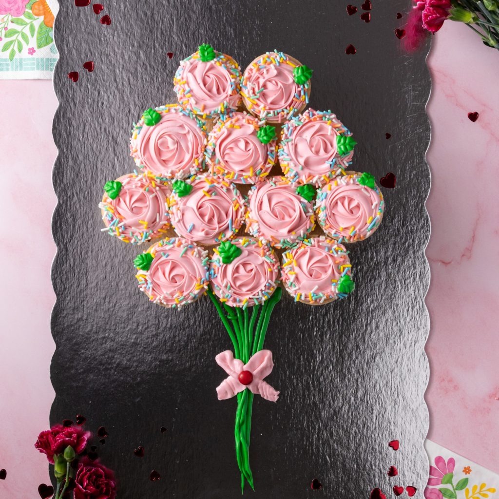 Mother's Day Cupcake Cone Bouquet