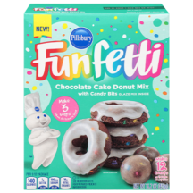 Pillsbury™ Funfetti® Chocolate Cake Donut Mix thumbnail