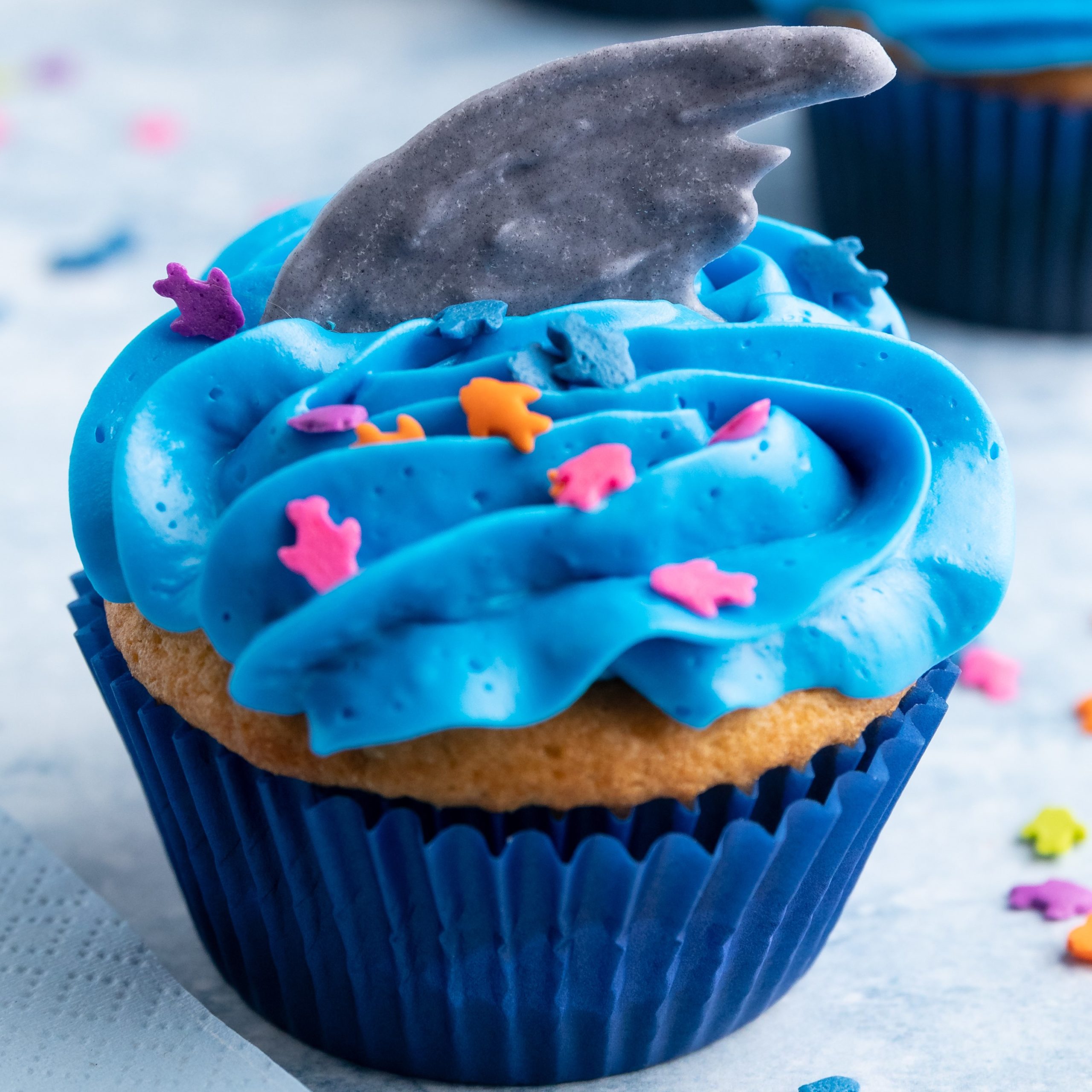 Shark Cupcakes Recipe