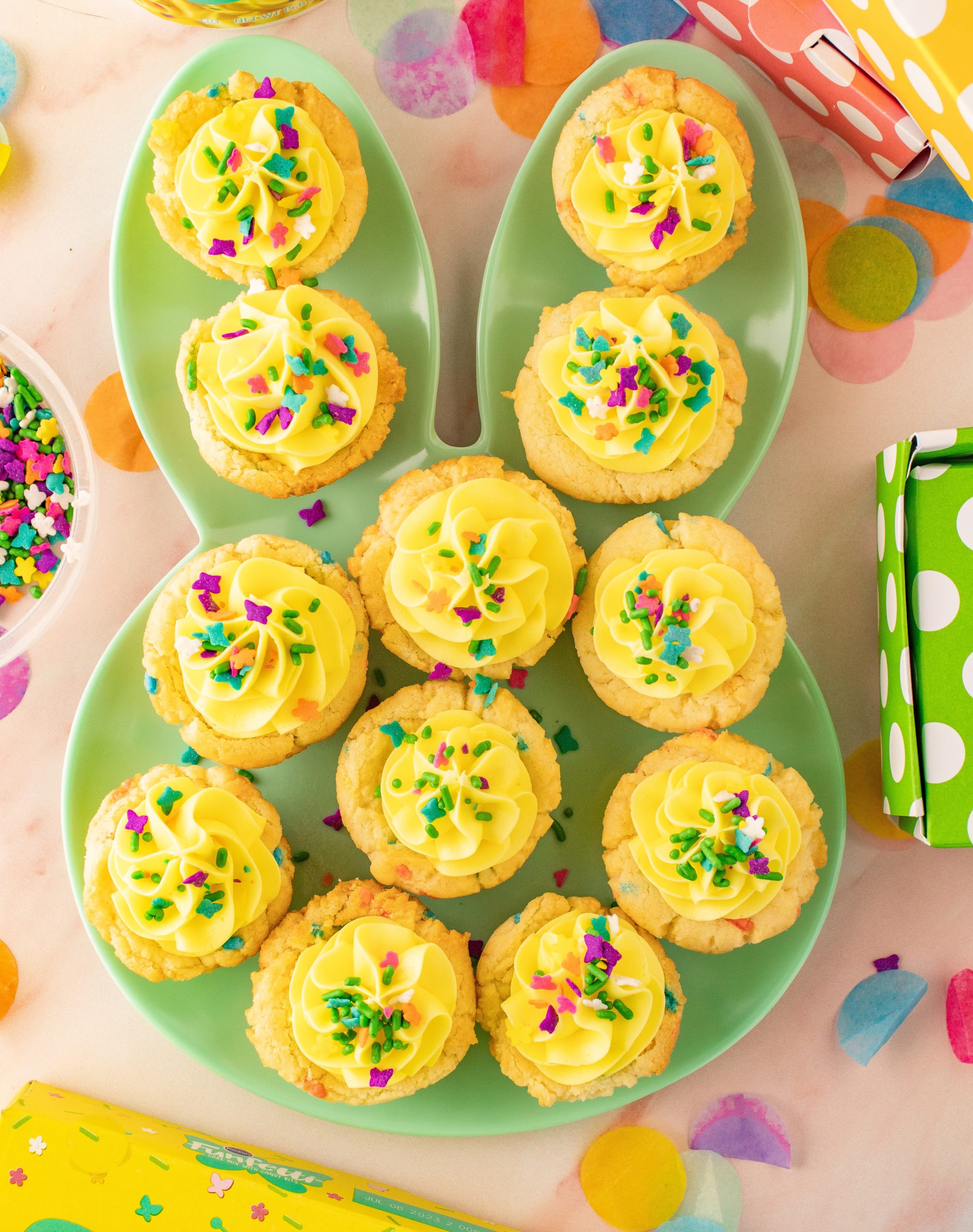 Funfetti® Spring Cookie Cups Recipe