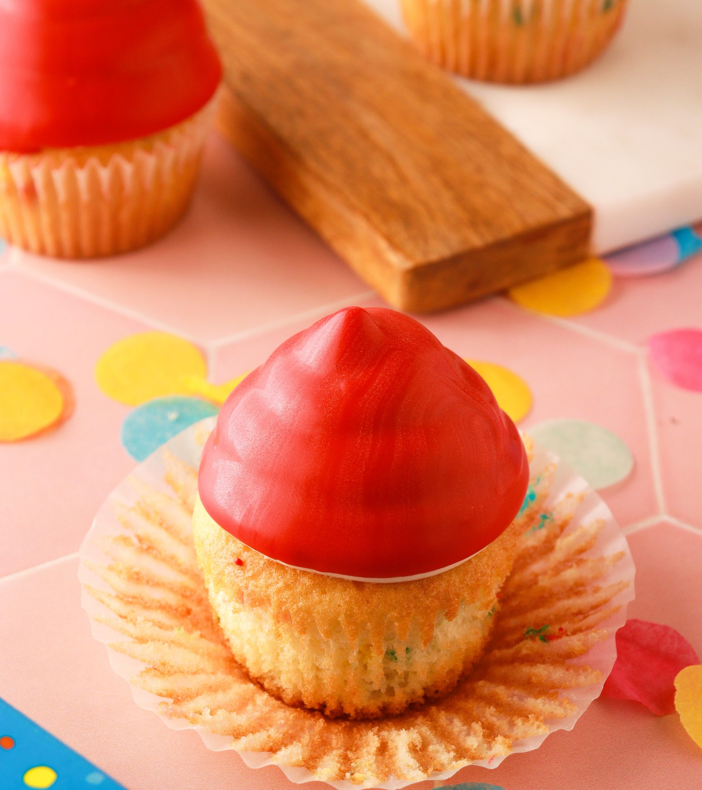 Candy Dipped Cupcakes Recipe