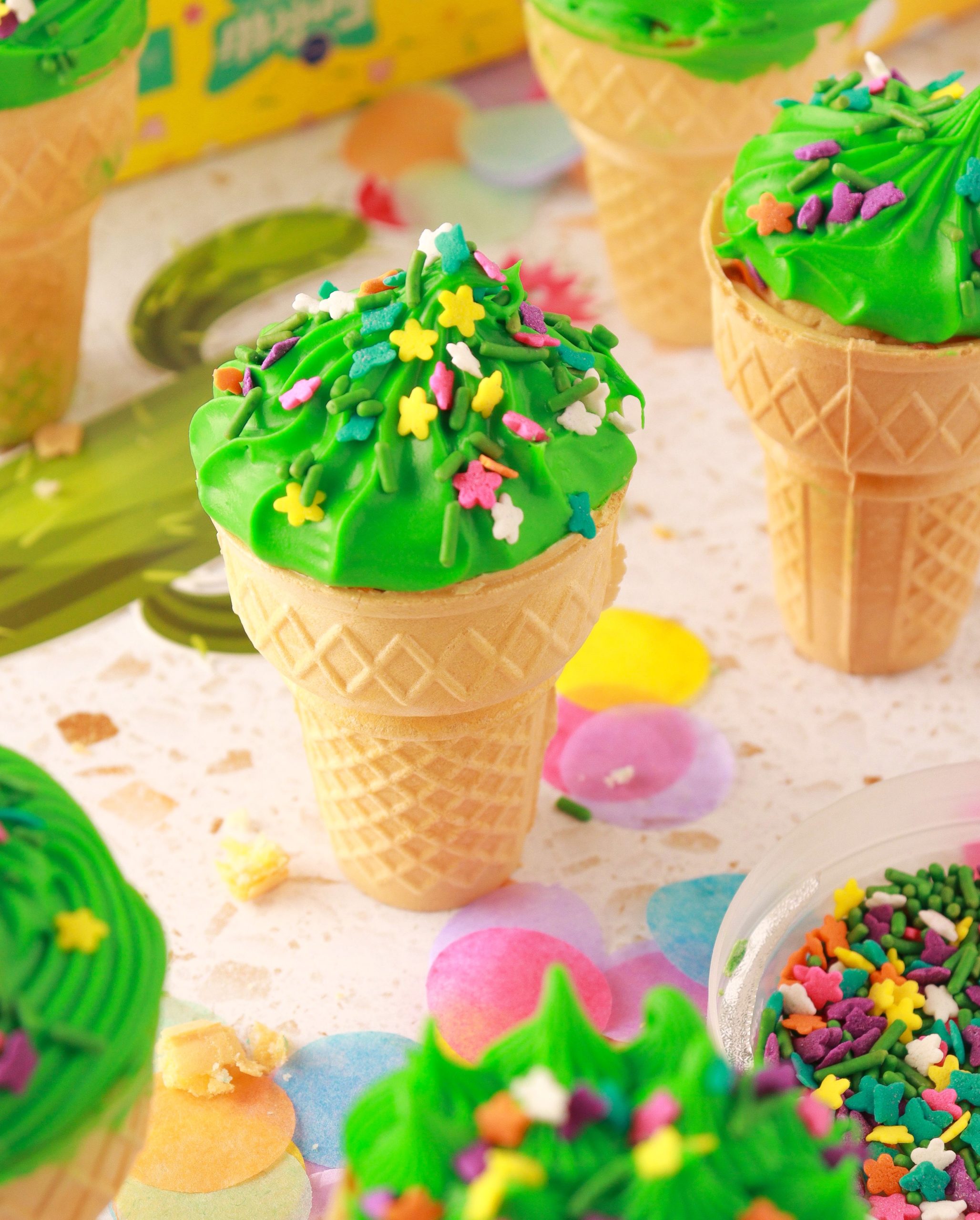 Succulent Cupcakes Cones Recipe