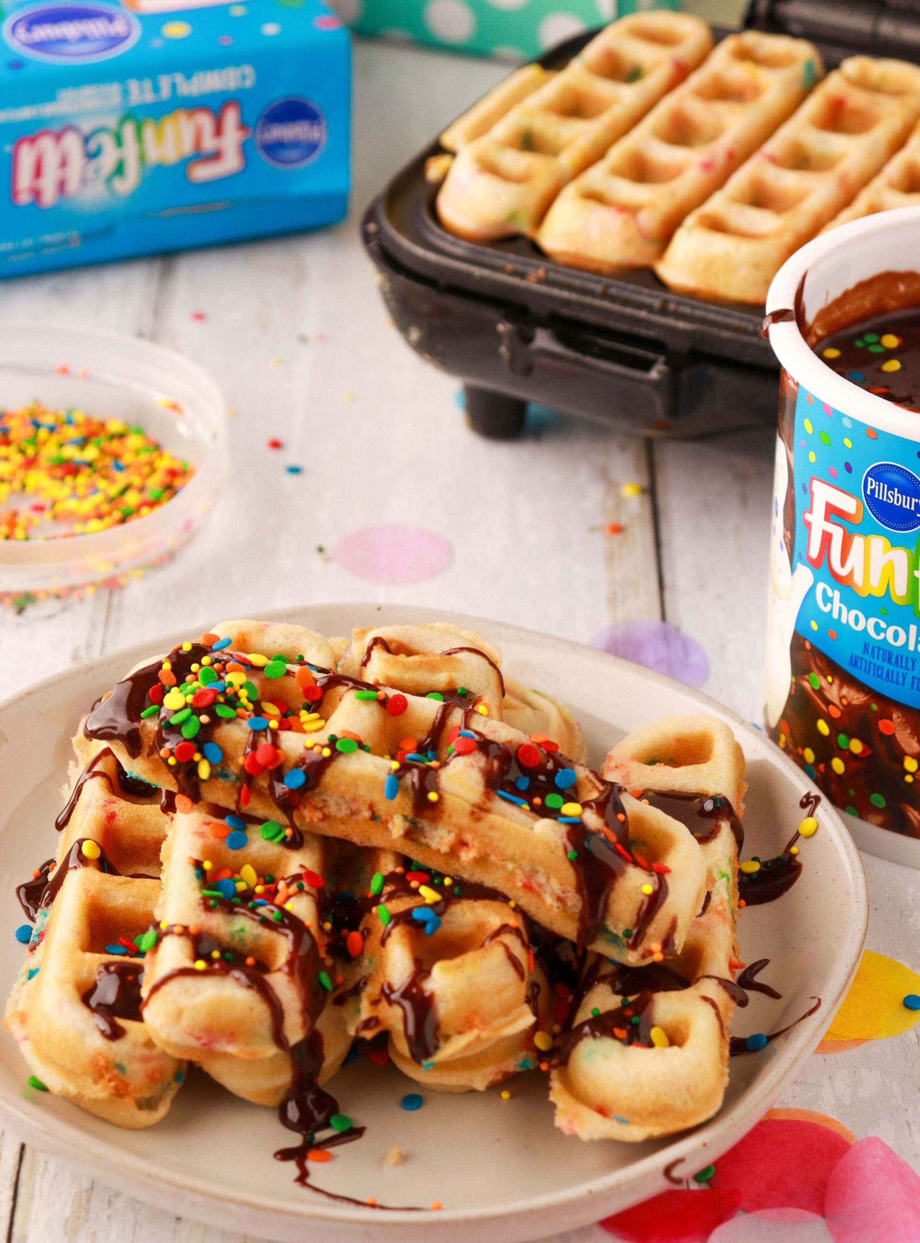 Funfetti® Waffle Sticks Recipe