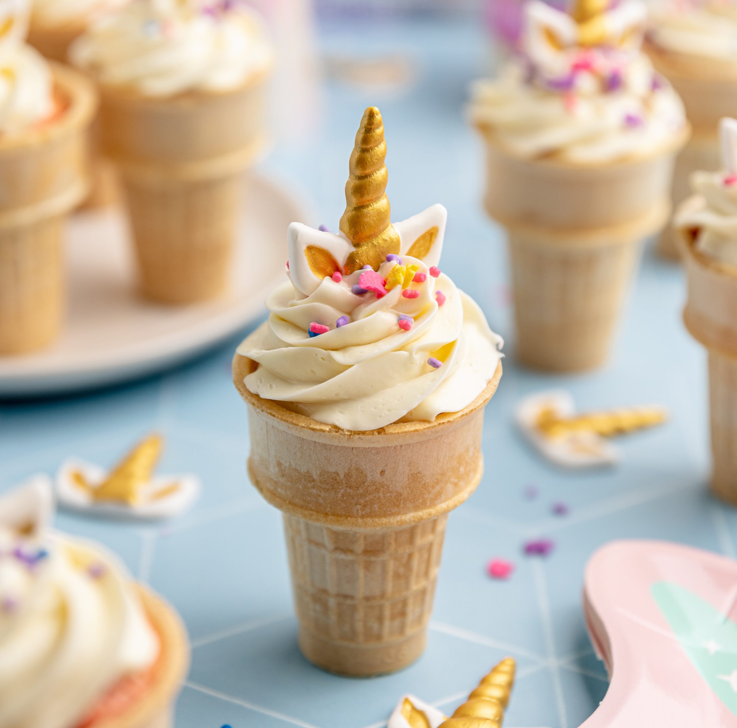 Unicorn Cupcake Cones Recipe