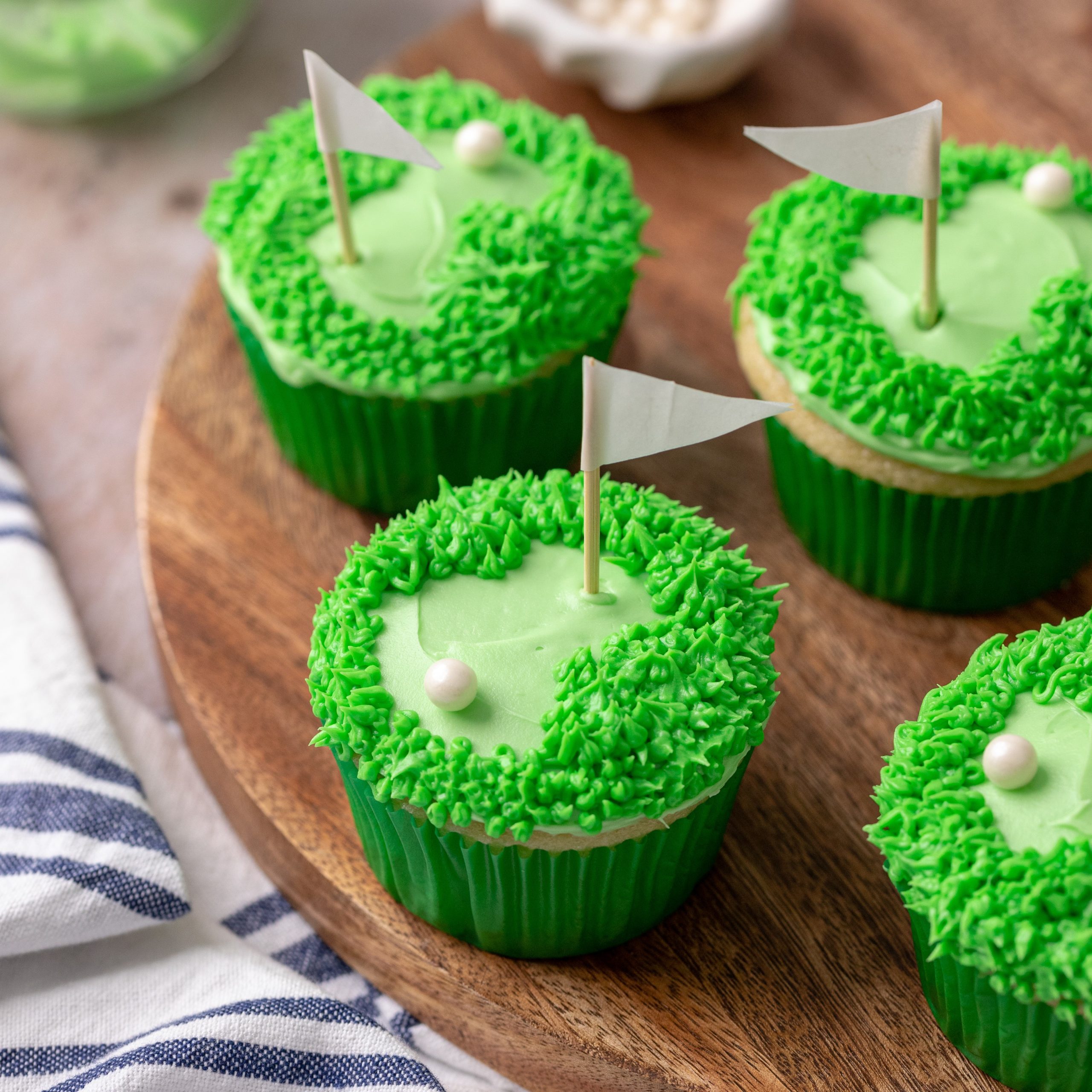 Golf Green Cupcakes Recipe